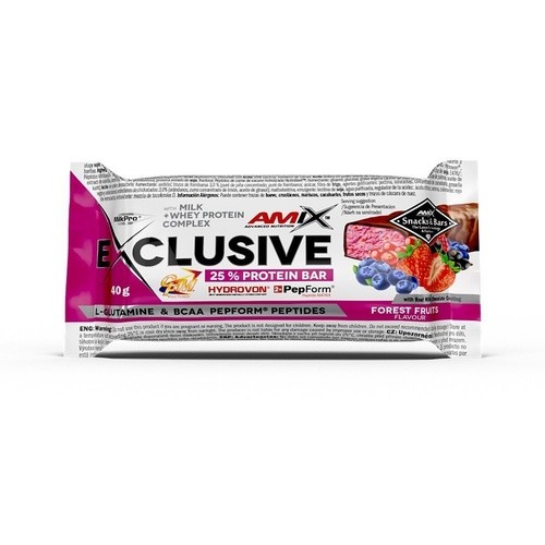 Amix Exclusive Protein Bar - 40g - Forest Fruit